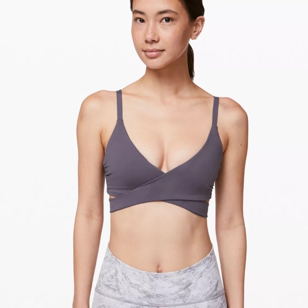 Lululemon lean in bra 6 purple